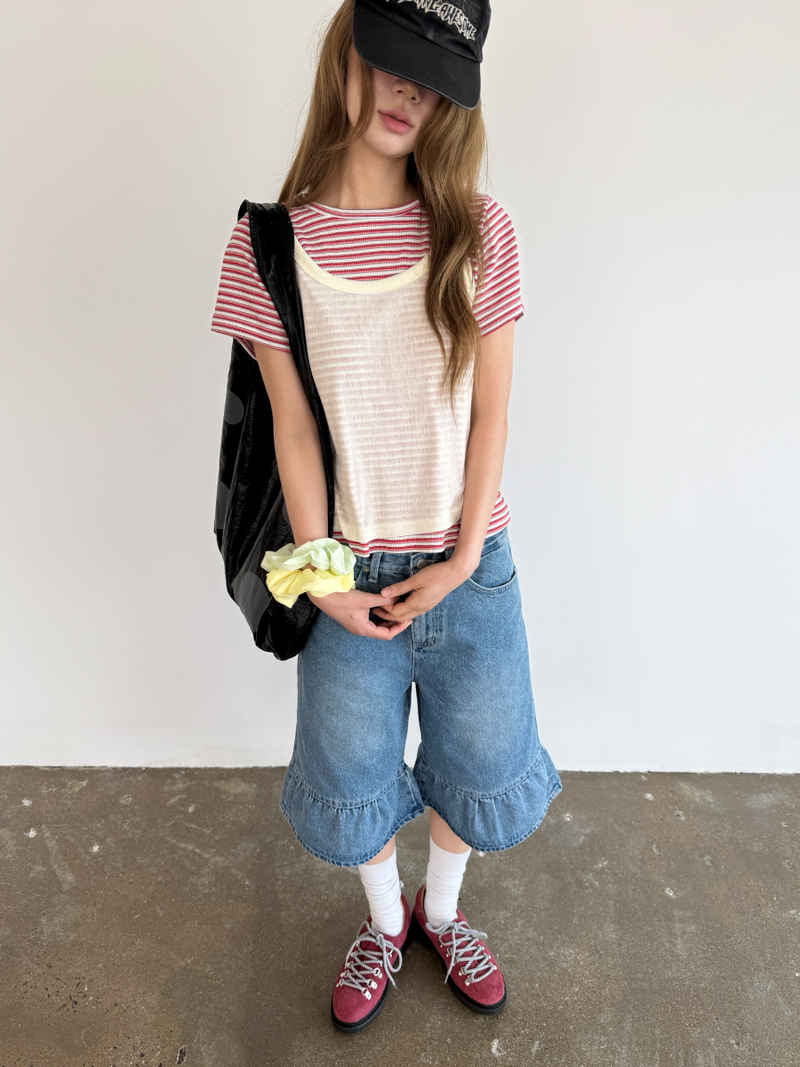 net sleeveless top
