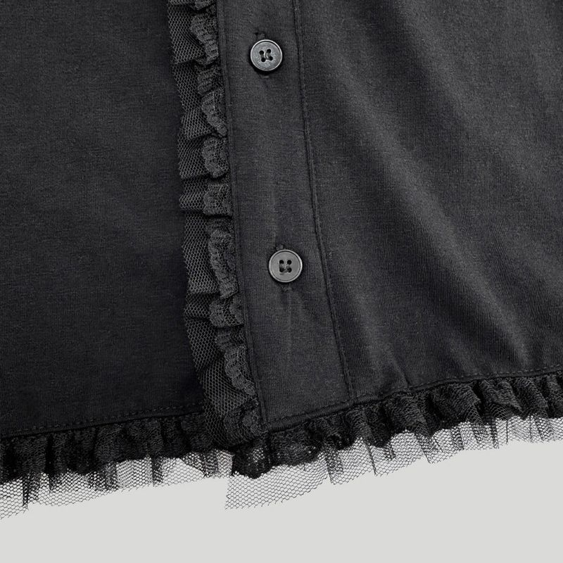 LACE JERSEY TOP