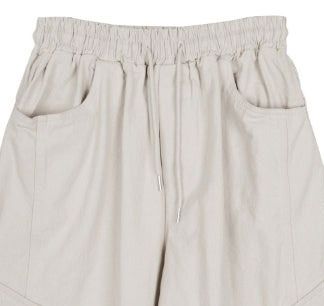 Hedy Curved Cargo Cotton Pants