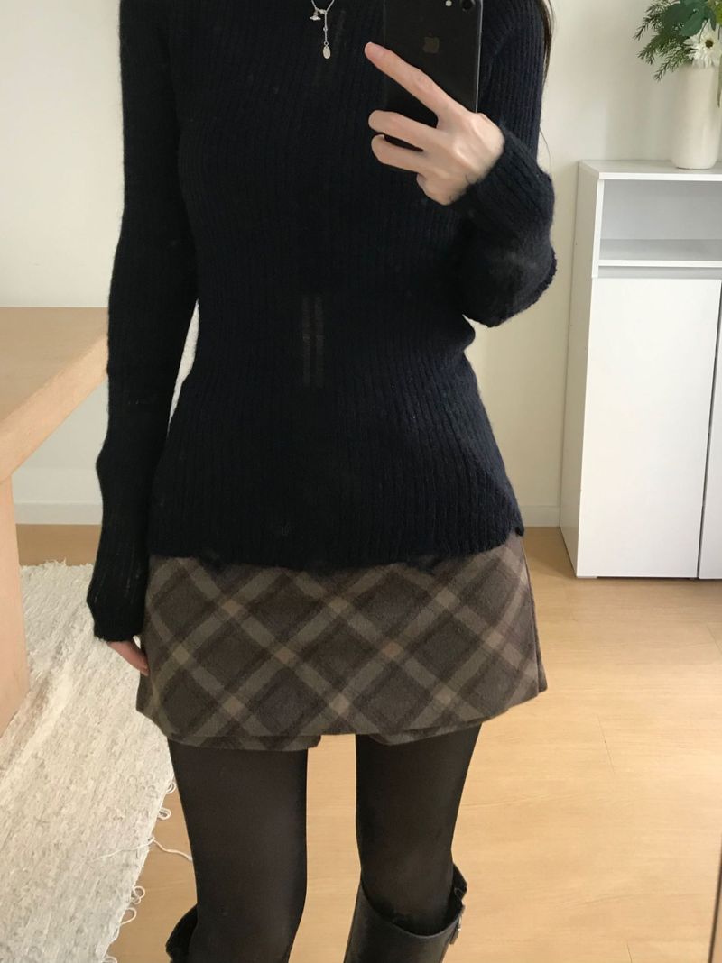 Hershey Checkered Skirt Pants (2 colors)