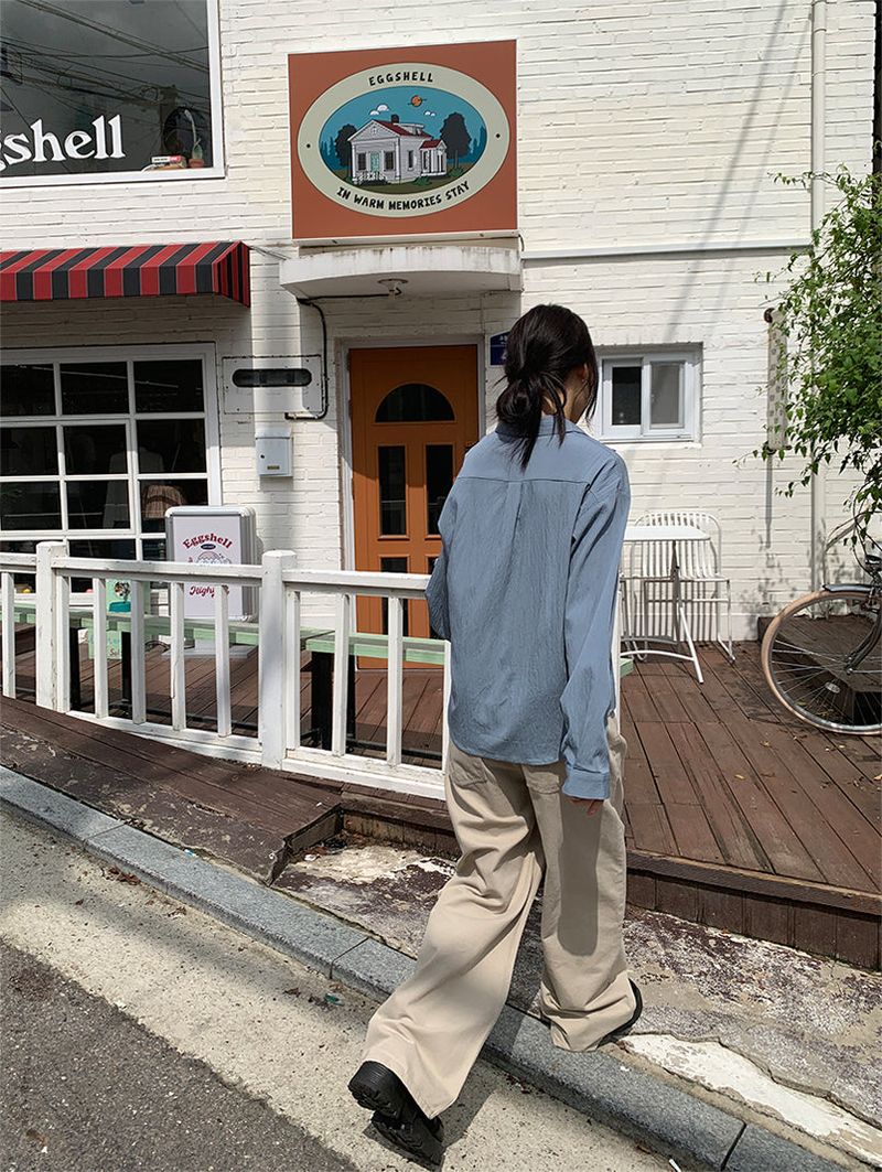 BASIC WIDE PANTS (5C)