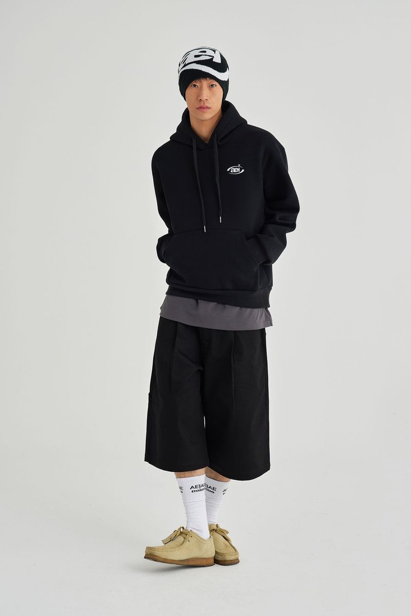 TWILL BERMUDA PANTS [BLACK]