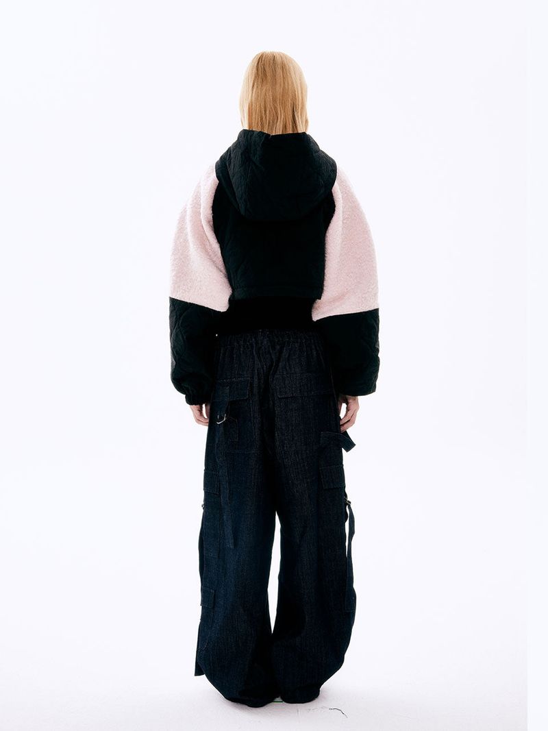  Padded Wool Jacket_Black