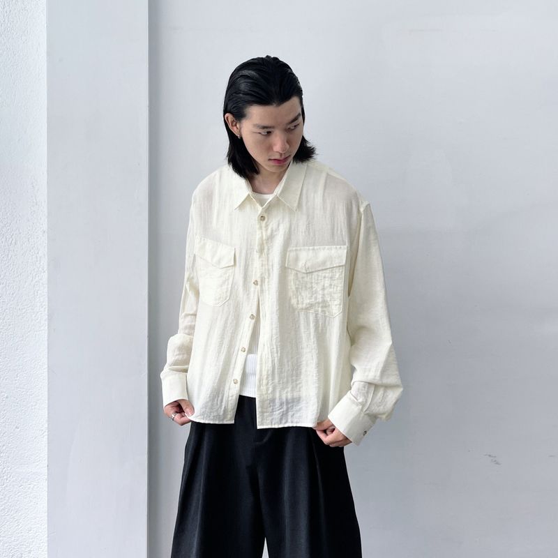 Urban Crinkle Flap Pocket Shirt