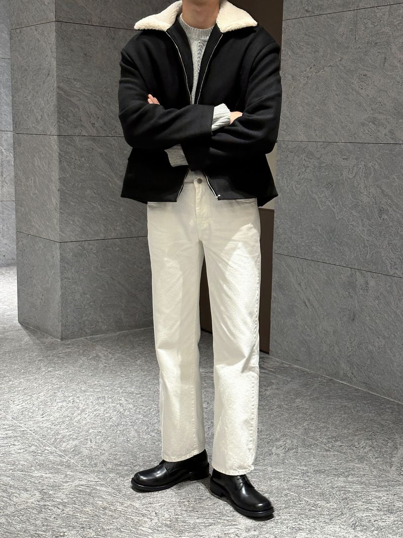 loe wool collar suede jacket (3 colors)