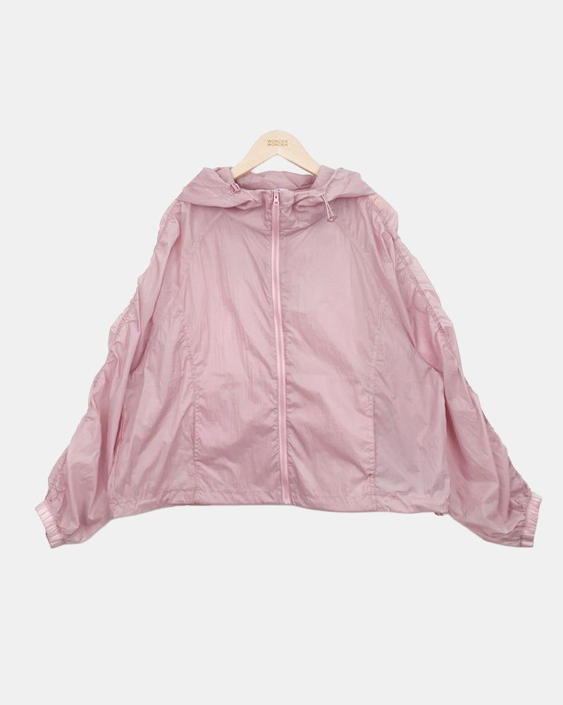 Timel Sheer Windbreaker Zip-Up