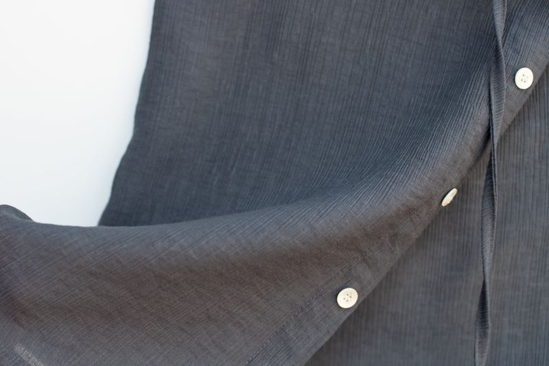 Pleat wrap cover up (Dark grey)