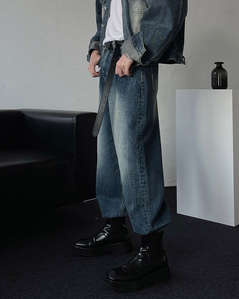 MG727 Garment Dining Denim Pants (3 colors)