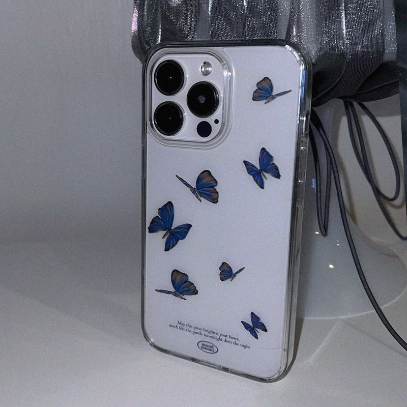[MADE]Butterfly Moon jelly hard case