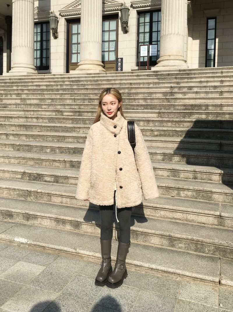 Gumi Suede Fur Coat (4c)