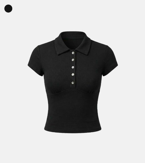 Second Skin Polo Tee