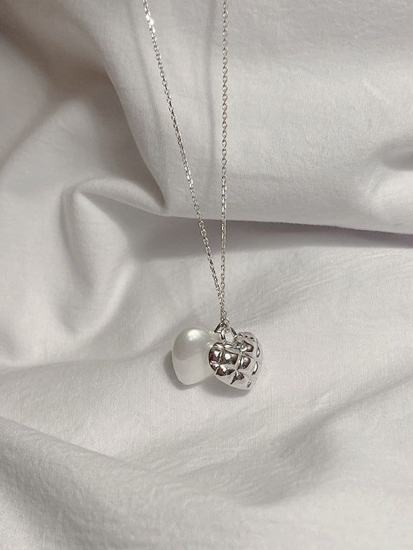 Cushion Heart Necklace