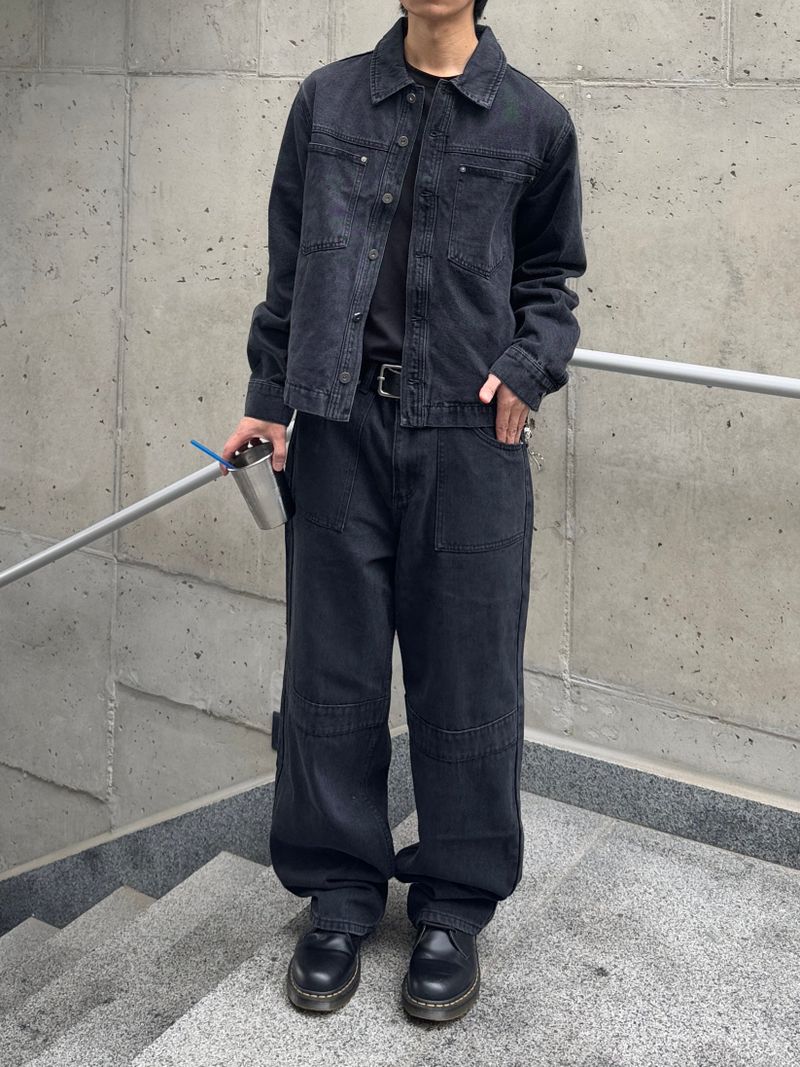 Dyeing Crop Trucker Jacket (No.851)