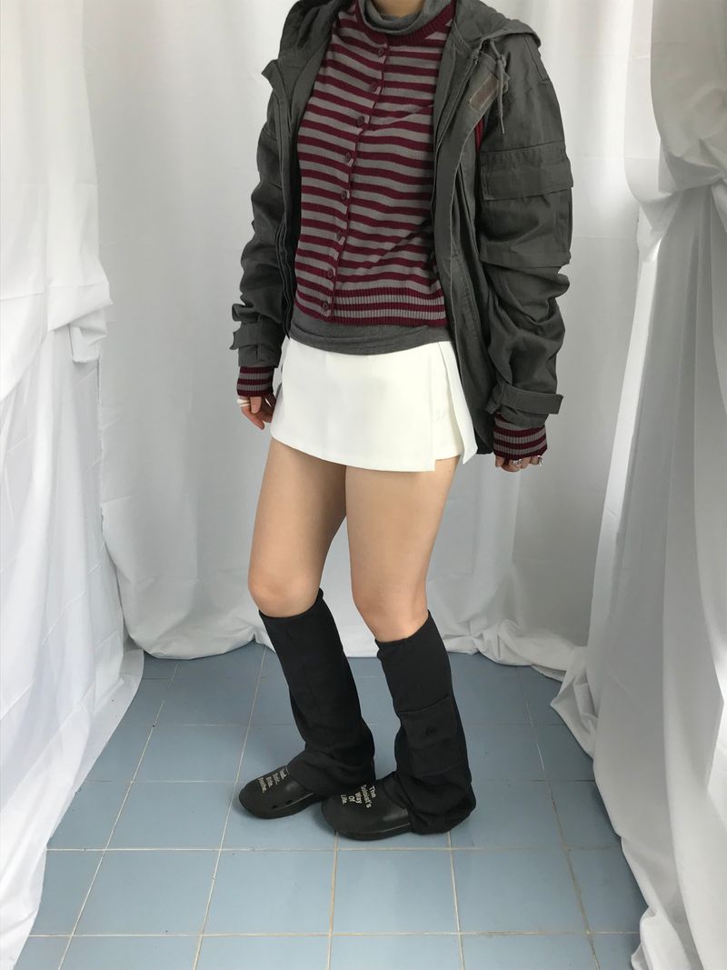 Vintage Pocket Half Bomber Jacket