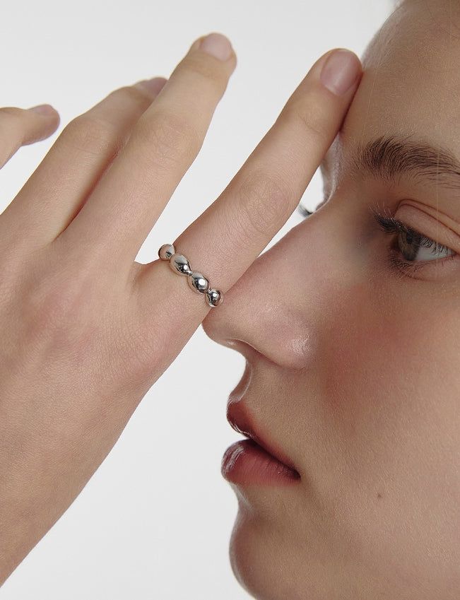 26SS★ Ice Cushion Silver (W) Ring L