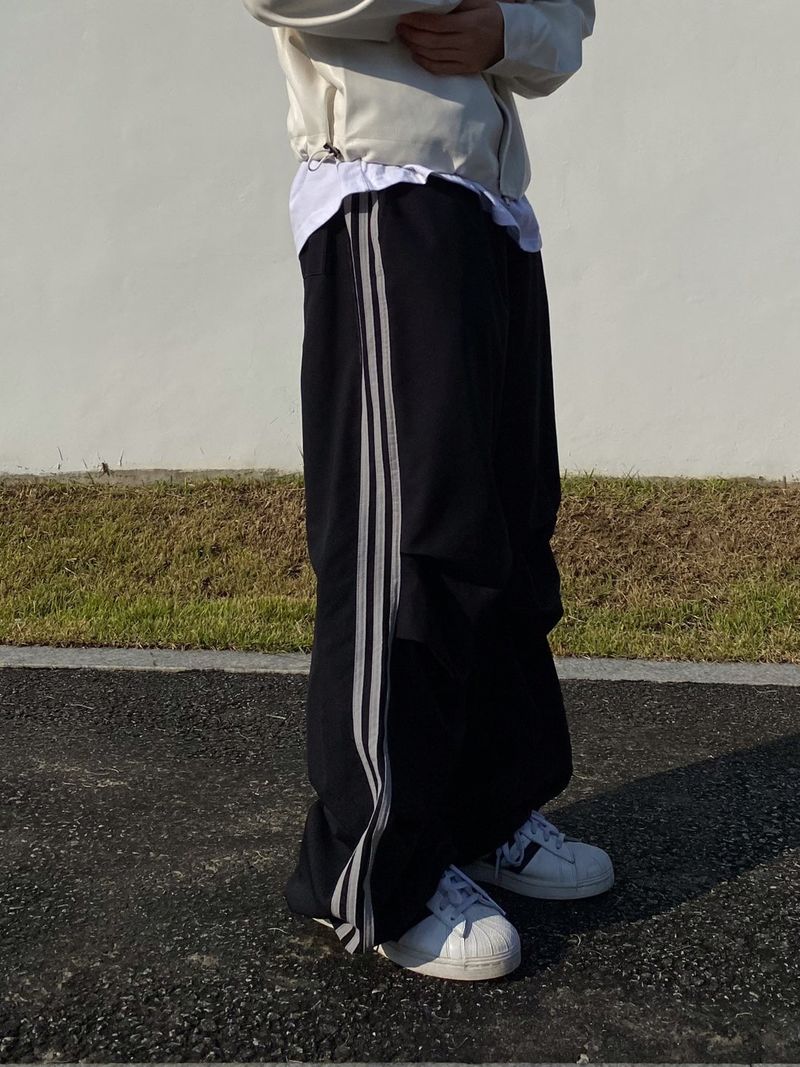 Triple Tape Parachute Nylon Pants 2C