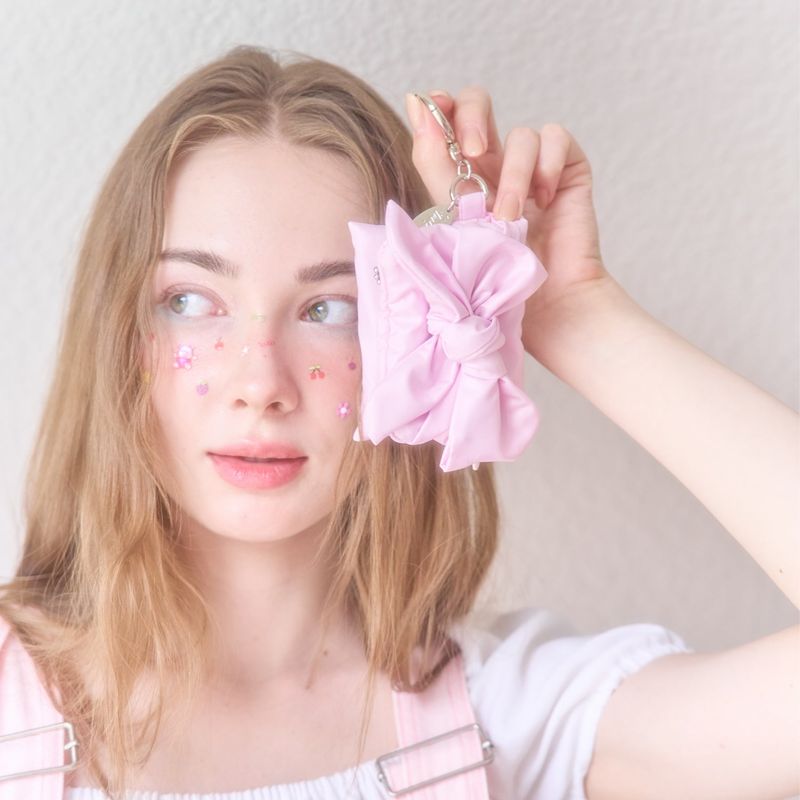 Ribbon wallet_pink