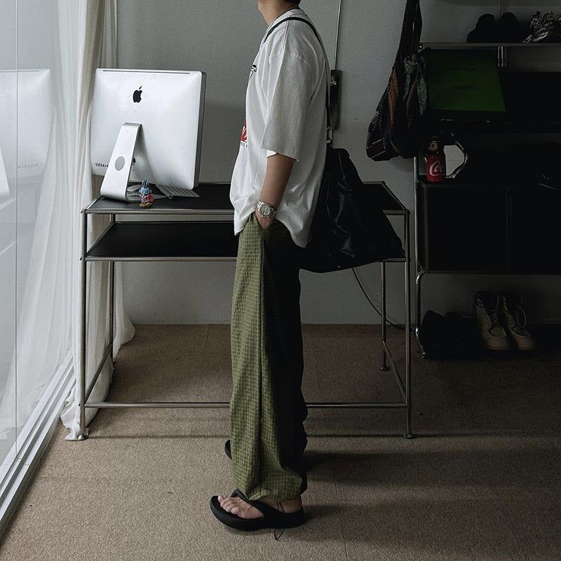 Garments Pajama Tartan Check Pants (2color)