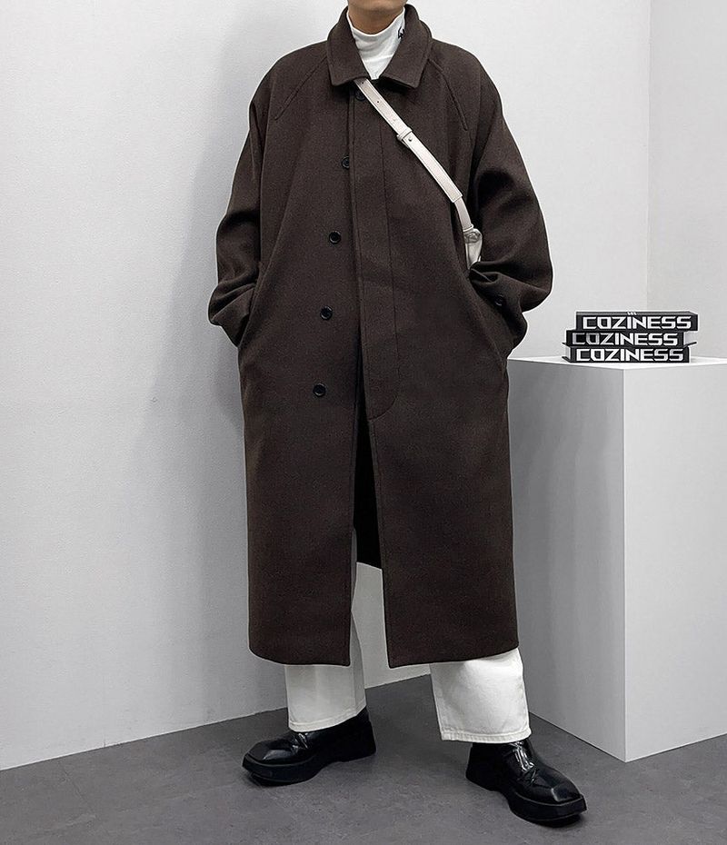 TW Regular Balmacan Wool Coat (3colors)