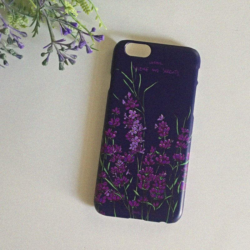 Lavender In The Moonlight (Galaxy) Matt Hard Case