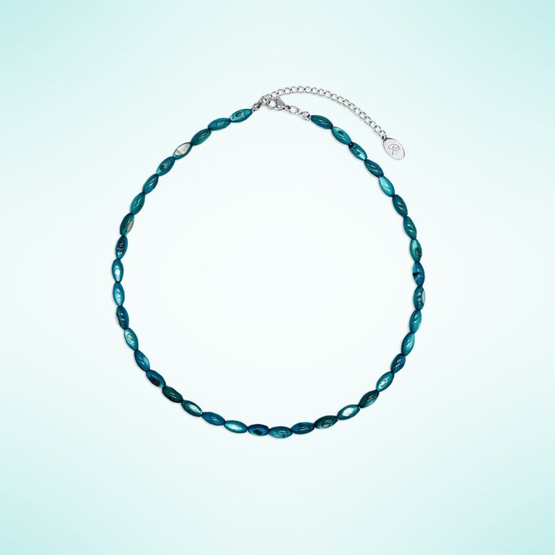 RANDOMOFF（ランダムオフ）の「ボヘミアンサージネックレス [aqua]（アクセサリー）」