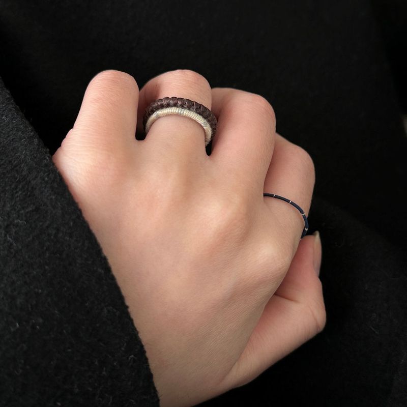 [CCNMADE] GOLD DRAGON Ring (Black)