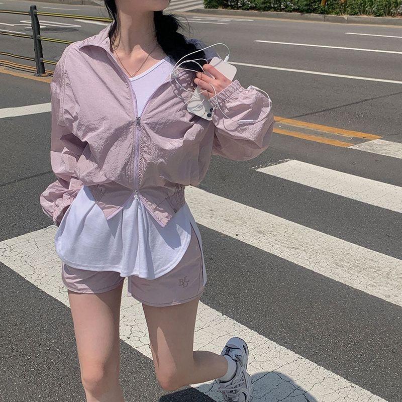 [Bellide made] Two-Way Anorak Windbreaker