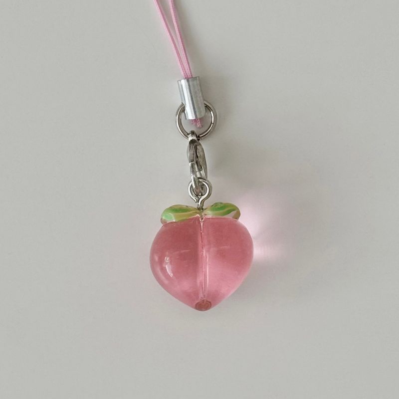 PINK PEACH Keyring