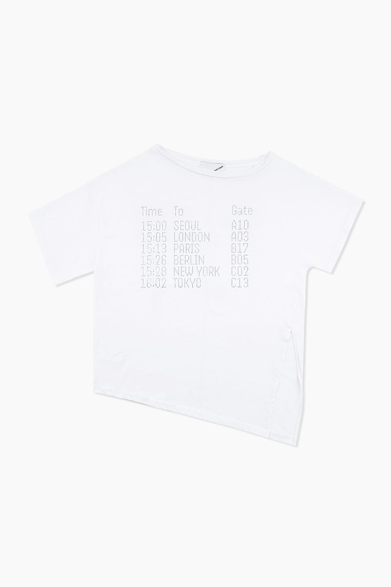 DEPARTURE CUBIC UNBALANCED TOP (WHITE)
