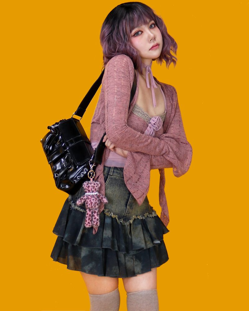 mxy black pocket bag