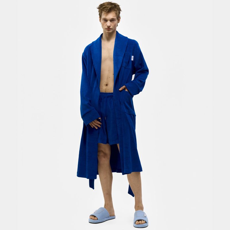 COMFY TERRY ROBE SETS_BLUE