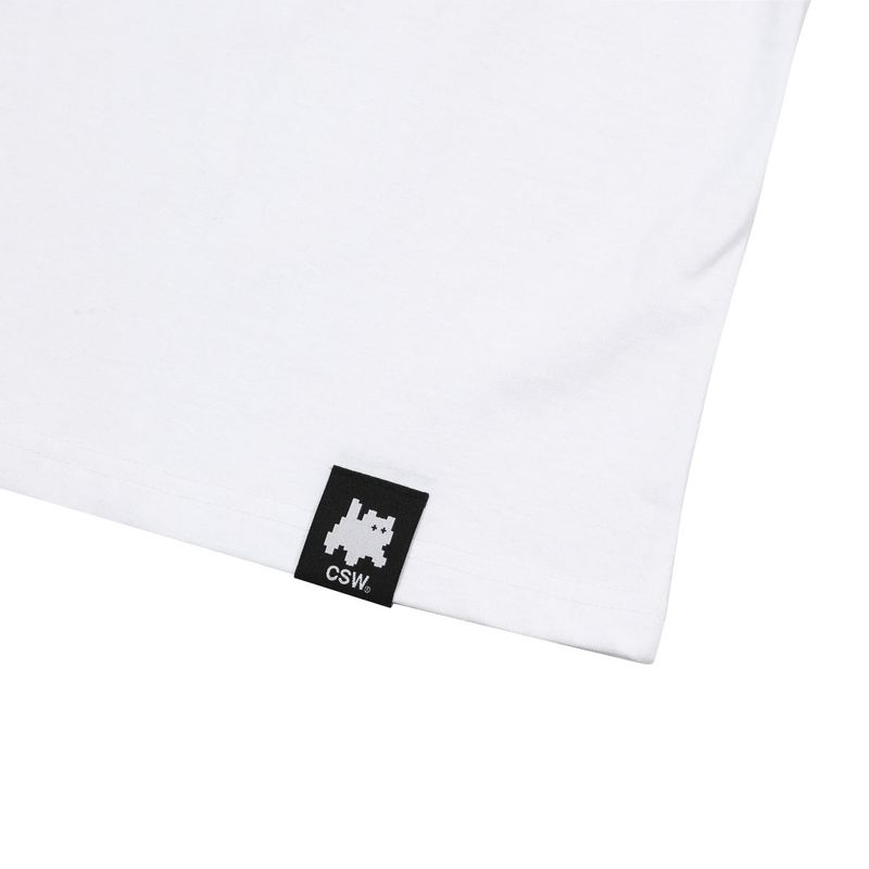 Cat Save The World Basic logo half T Unisex (2Color)