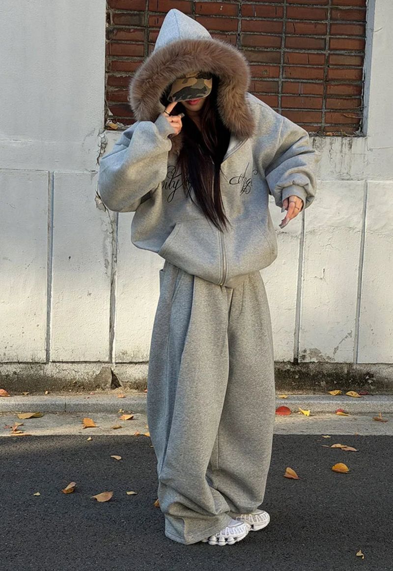[Hard cotton] Half tuck sweat pants(2color)