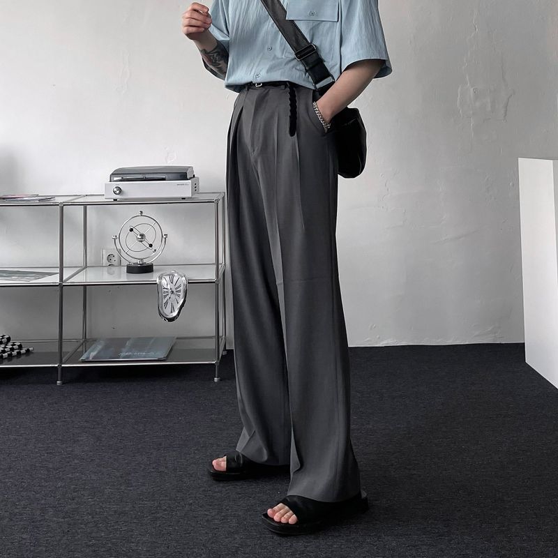 RG reverse two-tuck volume slacks (4 colors)