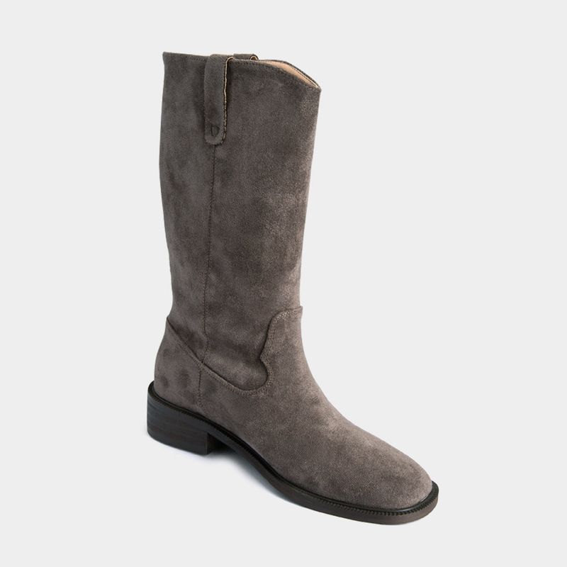 Square toe western boots_B089_3colors_3.5cm