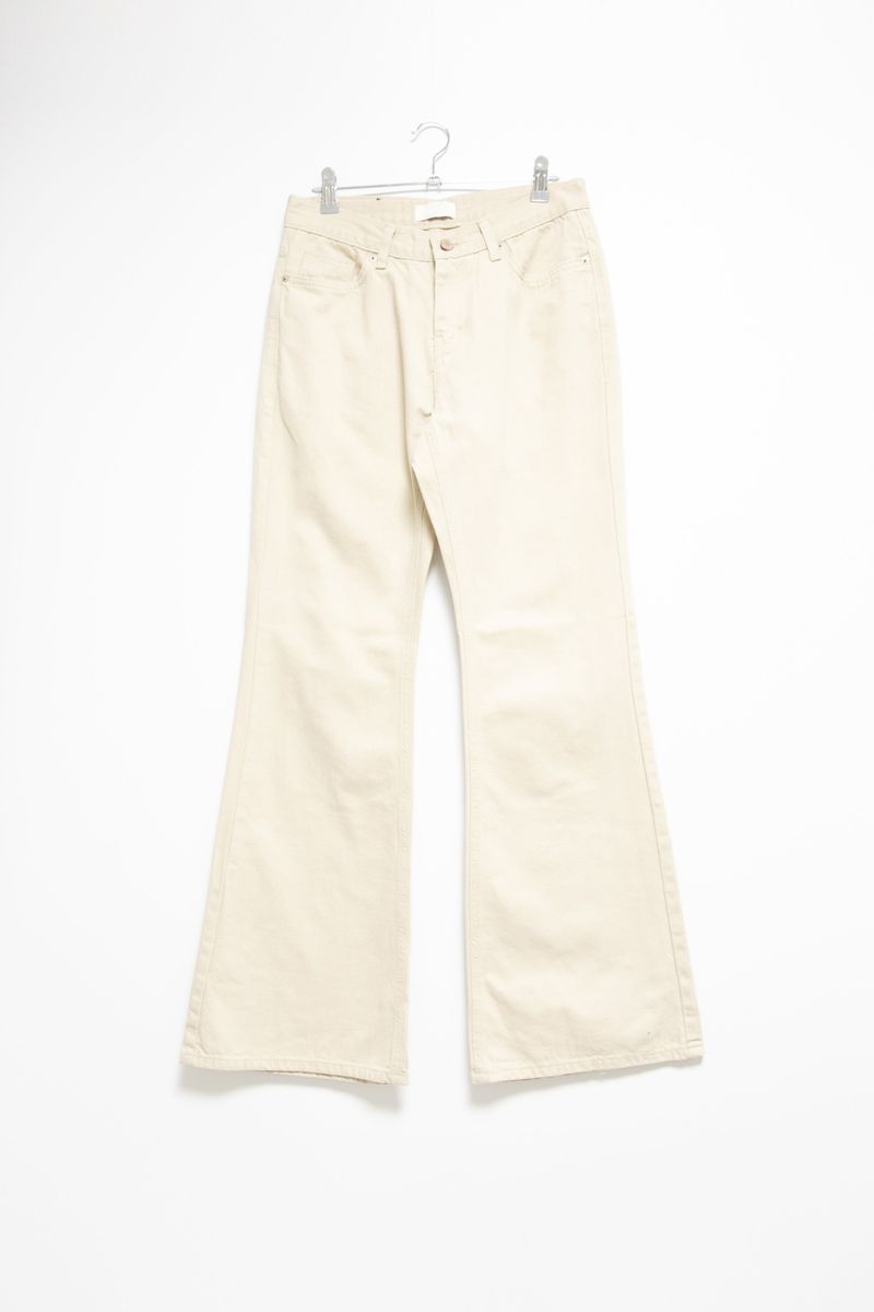 basic semi boots-cut pants(2colors)