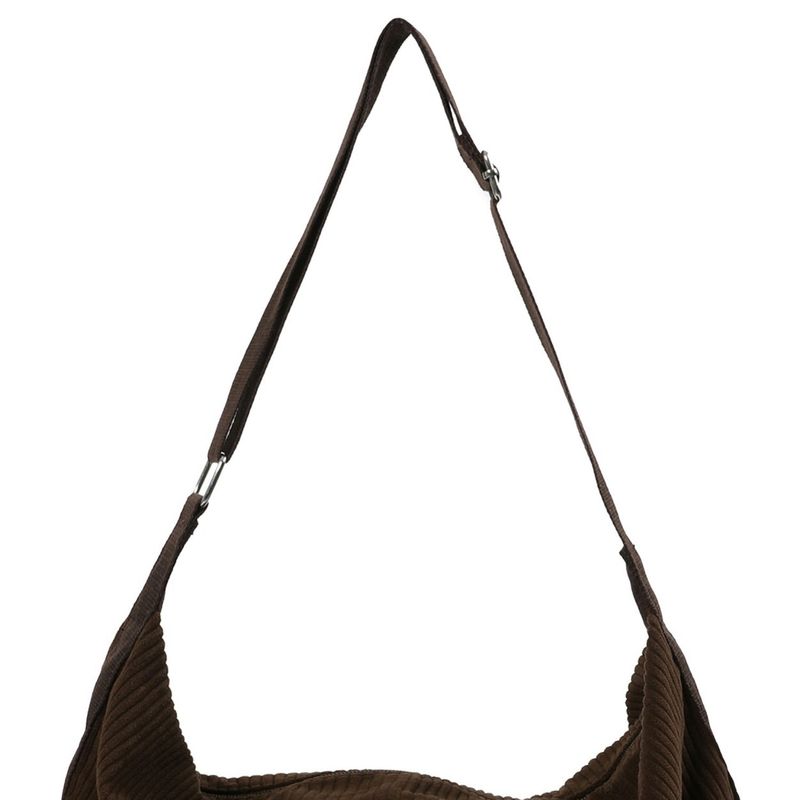 SOFT CORDUROY CROSS BAG (4COLOR)
