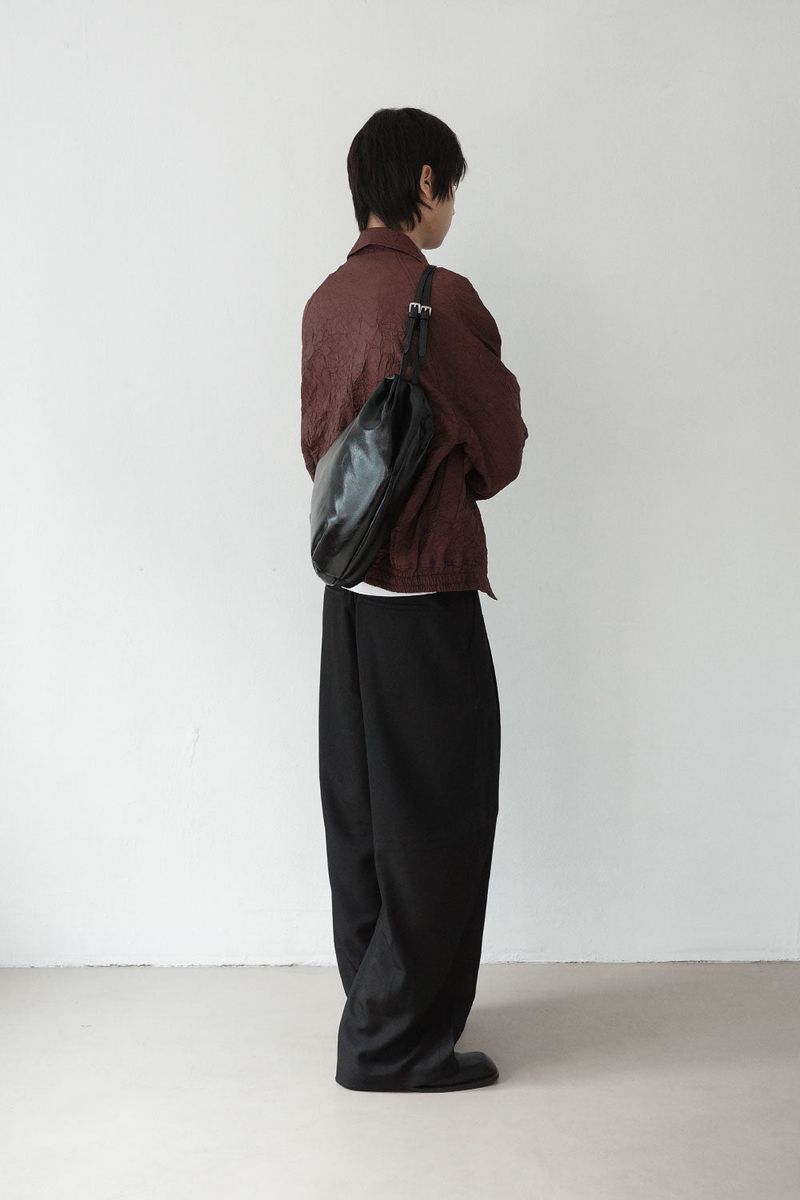 leather double strap bag
