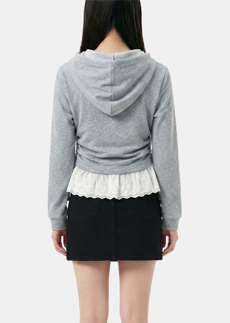Cloud Lace Hoodie Set