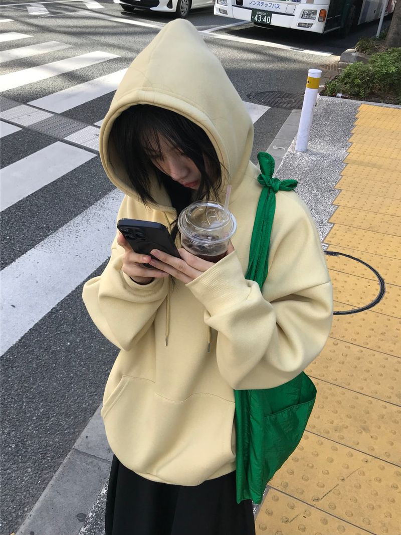 WOOHWA（ウファ）の「スタンダードドロップフーディー（トップス）」