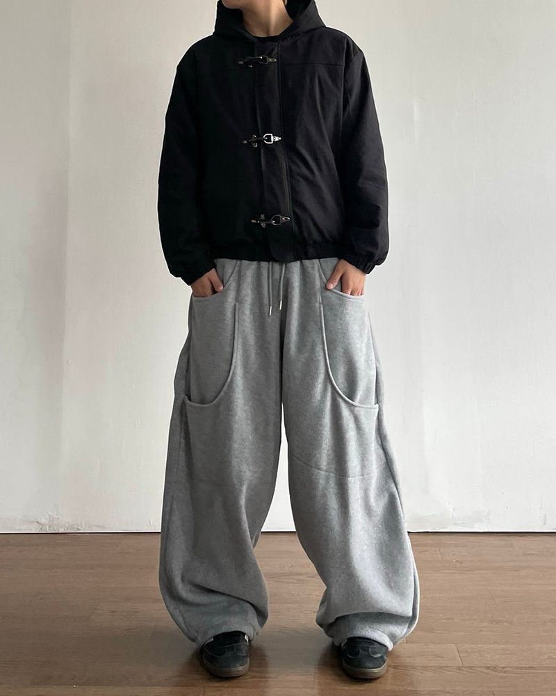 Fireman Buckle Hooded Jumper