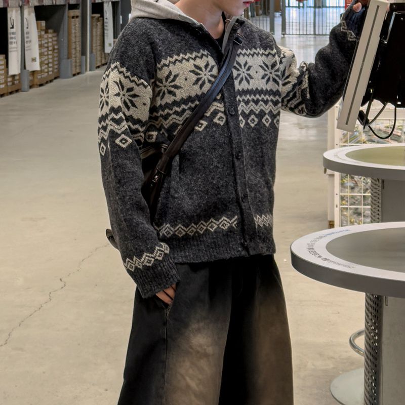 Fiora nordic knit cardigan