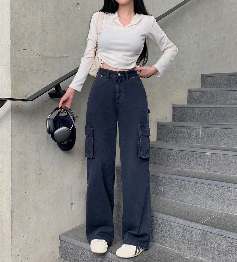 [BELLIDE MADE] Colorful Cotton Cargo Pants