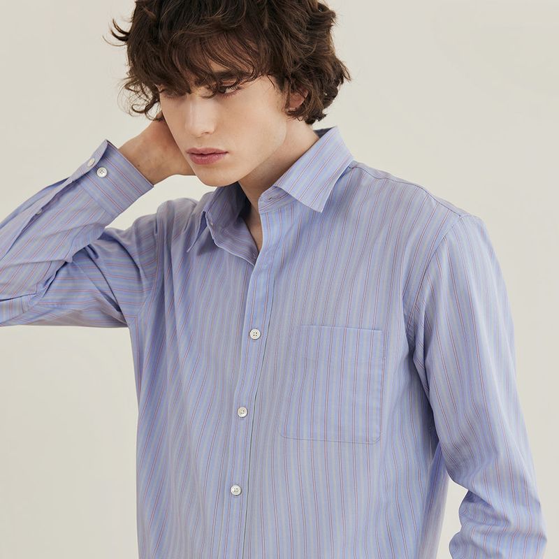 Stripe La Finish Shirt (Blue)