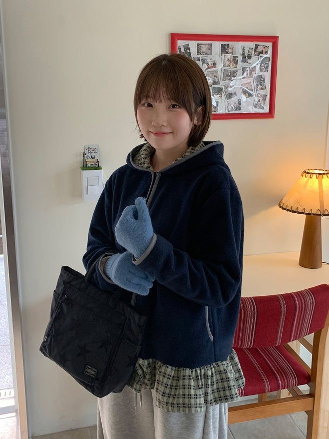 Vimparo Color Wool Knit Gloves - 50% wool