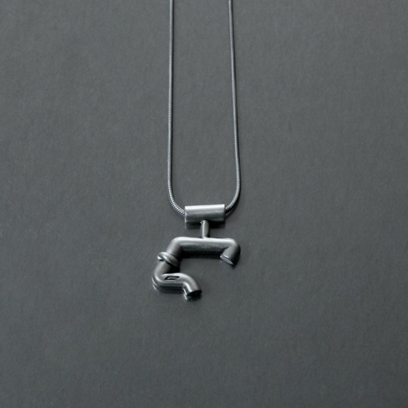 [ORDER MADE] CUTTING PIPE B-TYPE NECKLACE