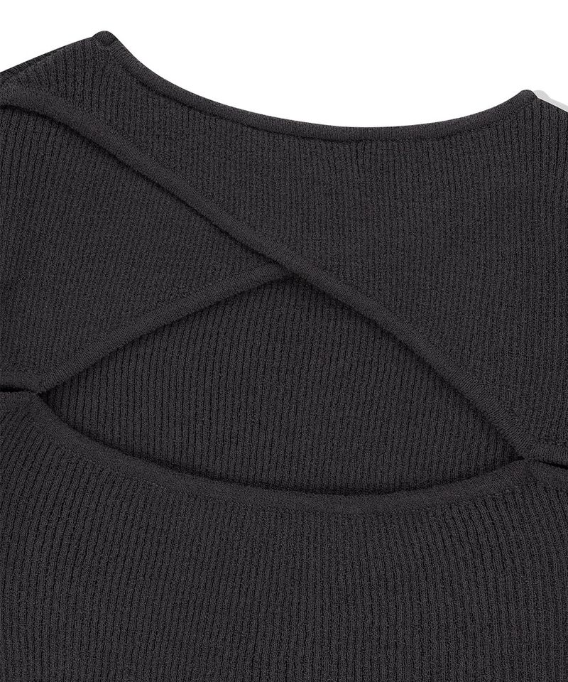 CUT OFF LS KNIT