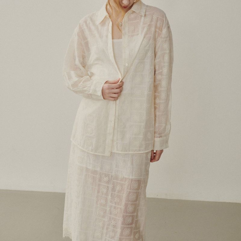 Melrose Sheer Long Shirt