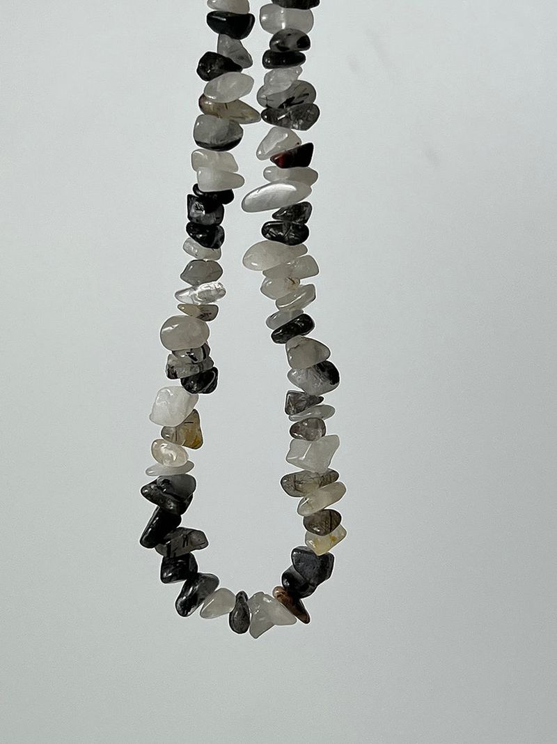 E.O stone necklace