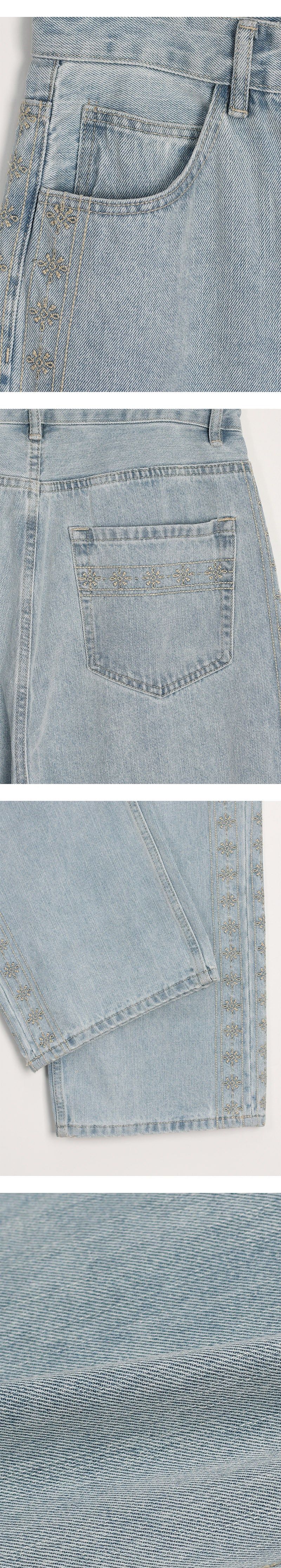[S/S] Handmade stitch denim pants(2color)